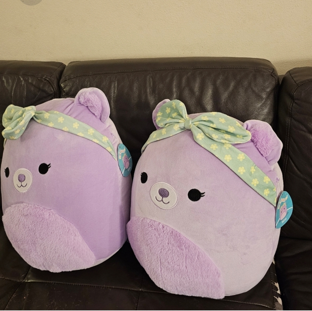 2 Squishmallows 16" Plush,  2 Nwt Silvy